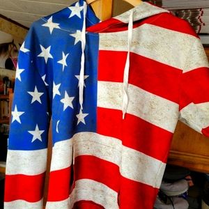 Men's U.S. flag hoodie
